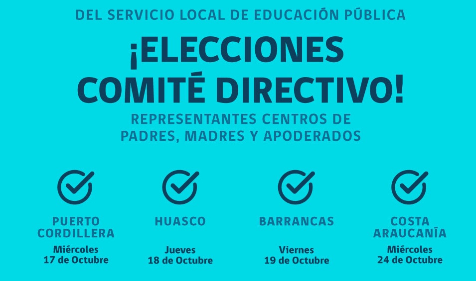 Hoy y la próxima semana los servicios locales de educación pública de Barrancas y Costa Araucanía vivirán su proceso eleccionario.