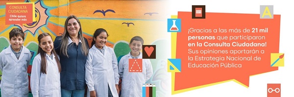 Termina la Consulta “Chile quiere aprender más” con más de 21 mil participantes en todo Chile