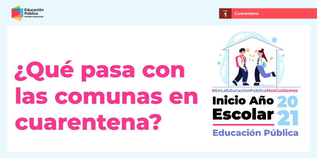 Dirección de Educación Pública informa funcionamiento de establecimientos en comunas que pasan a Fase 1