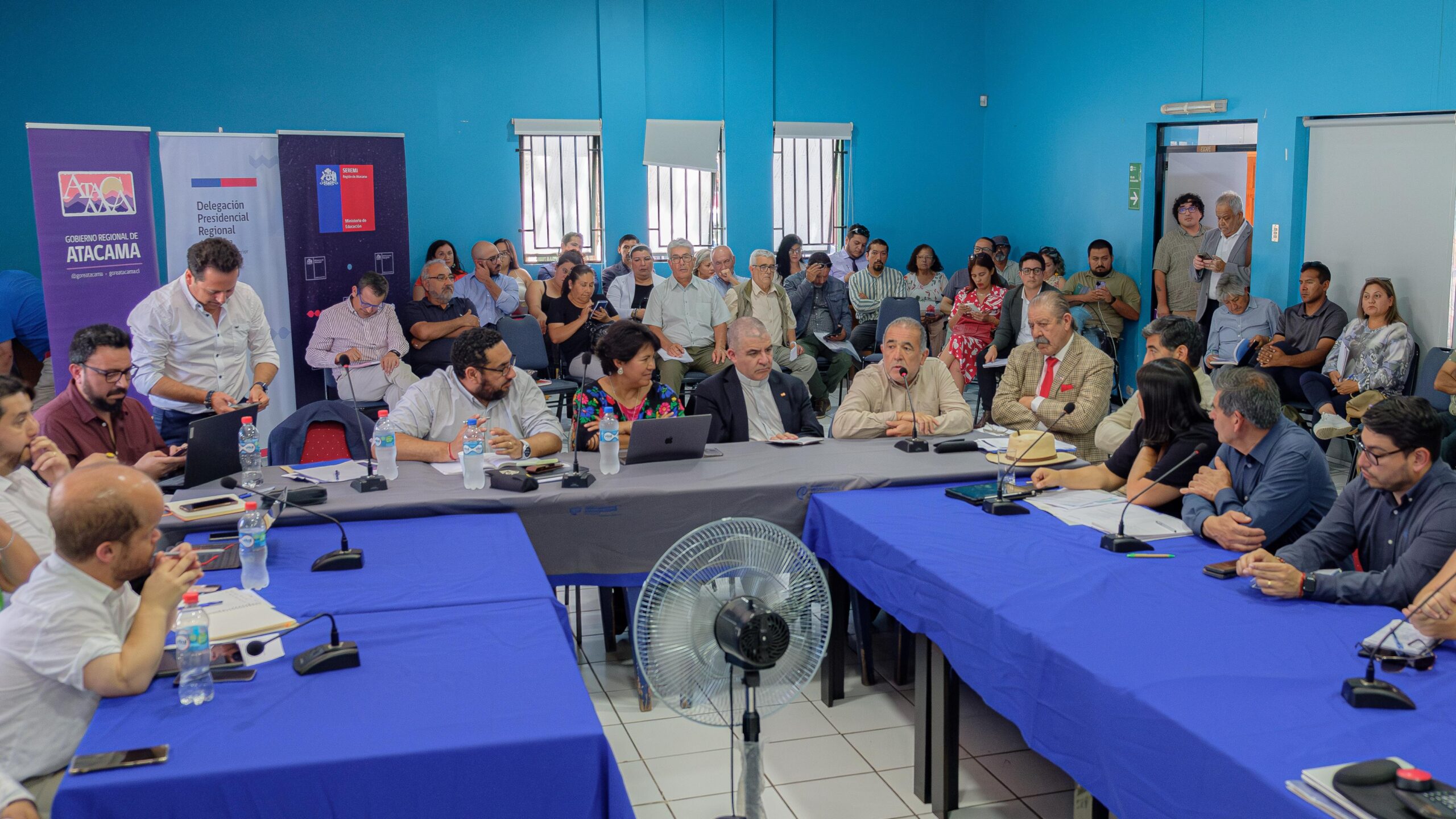 Mineduc y la DEP encabezaron reunión para constatar avances del Plan Atacama en infraestructura educativa
