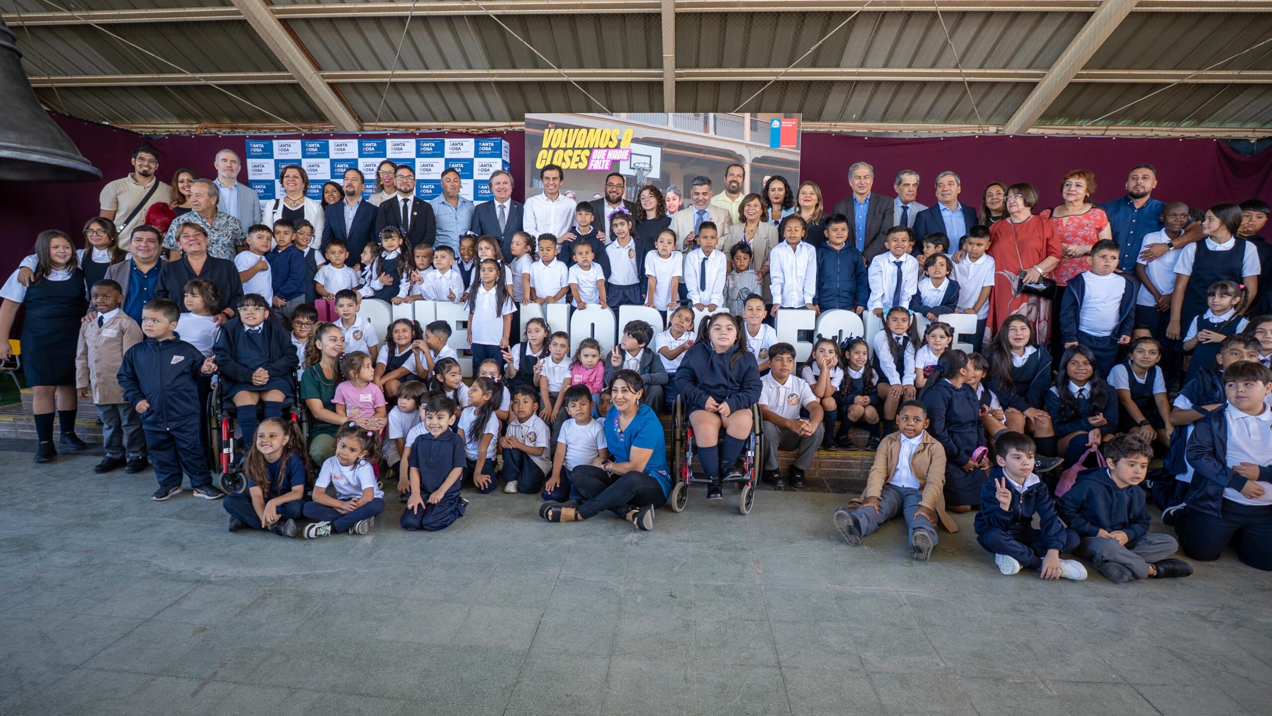 SLEP Santa Rosa inaugura Año Educativo 2025 con presencia del ministro Nicolás Cataldo y el director de la DEP Rodrigo Egaña