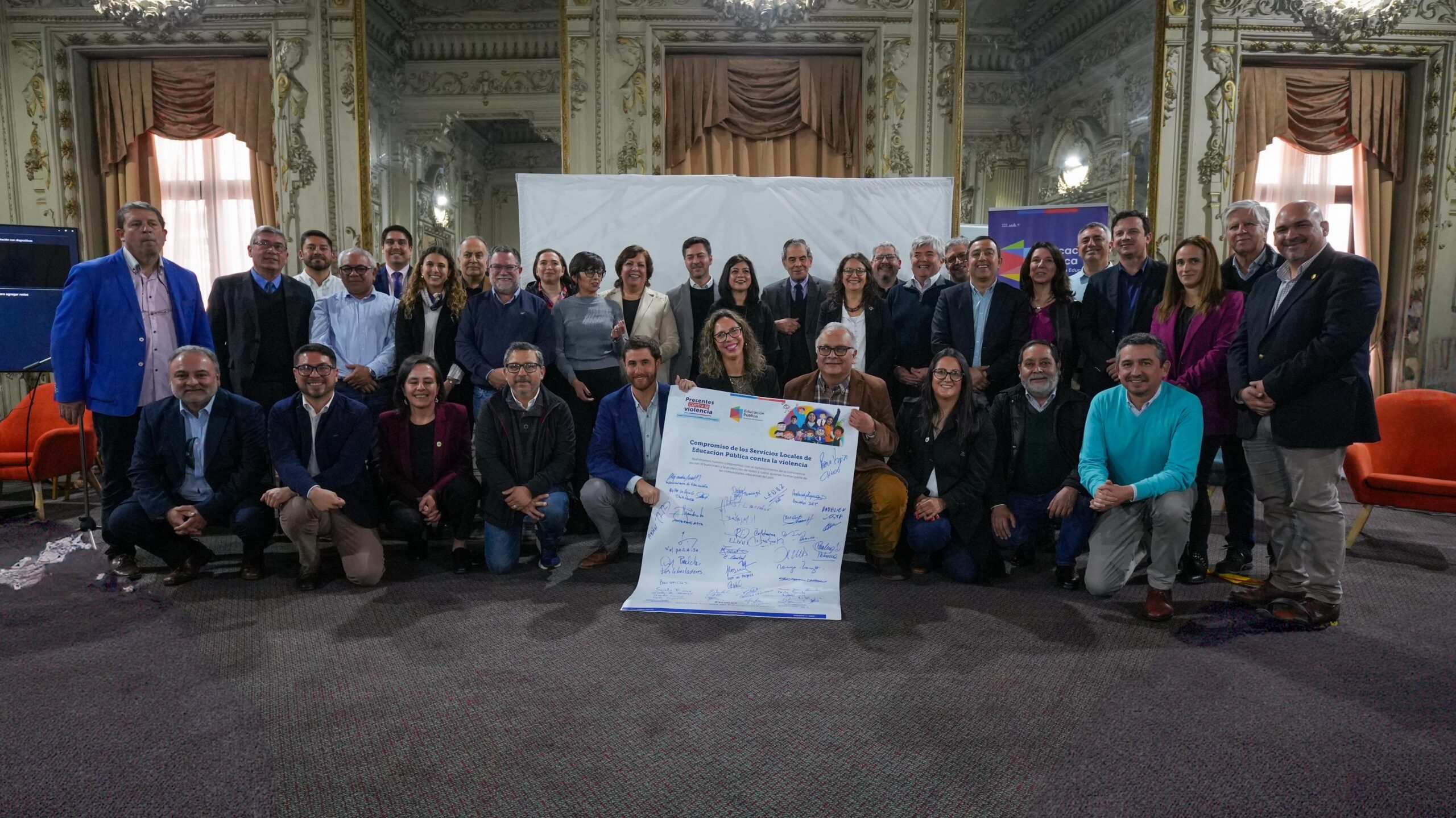 Presentes contra la violencia: 37 SLEP reafirmaron su compromiso con el fortalecimiento de la convivencia escolar