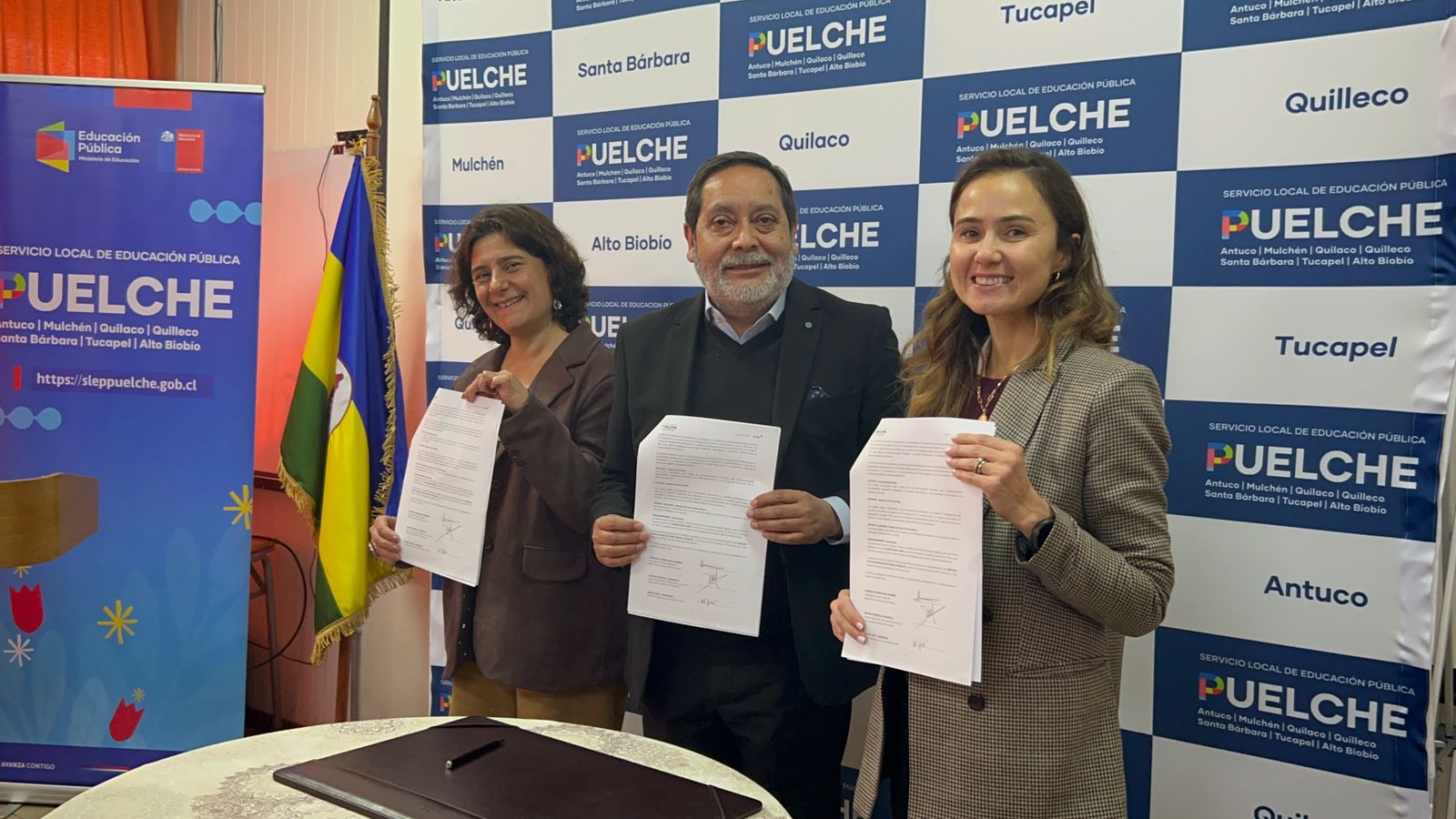 SLEP Puelche y Fundación CMPC firman convenio para fortalecer la educación temprana en el territorio