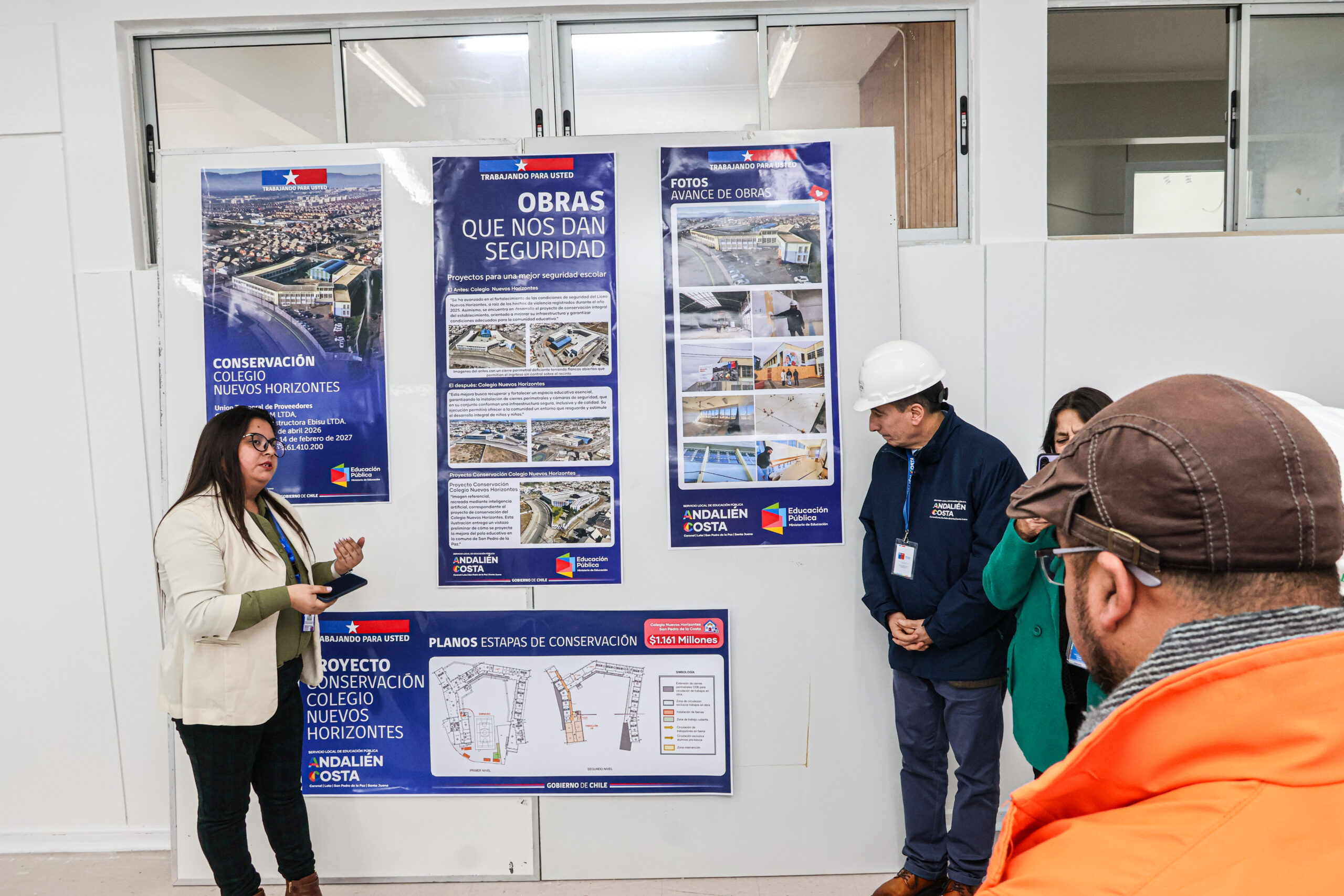 Con una inversión de más de $1.100 millones SLEP Andalién Costa inició obras de conservación en Colegio Nuevos Horizontes