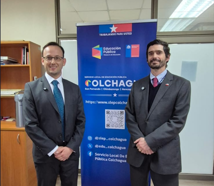 DEP presentó a nuevo director ejecutivo suplente del SLEP Colchagua