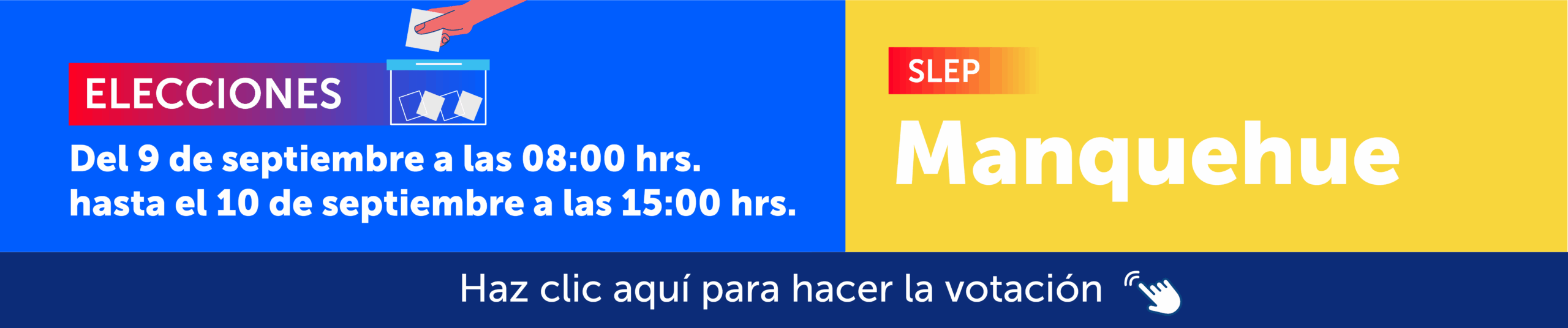 Banner SLEP Manquehue Banner slep manquehue
